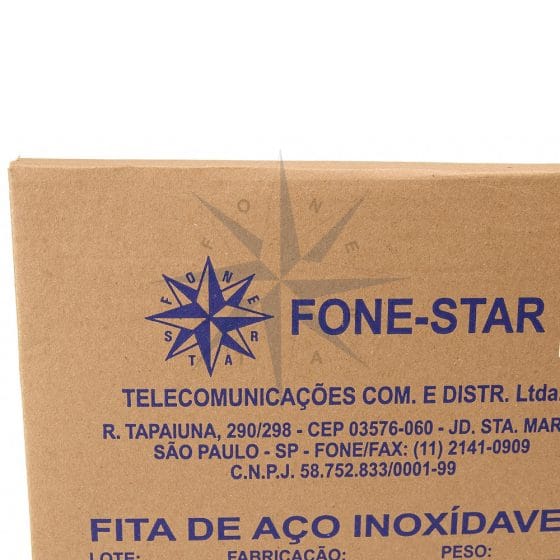 FITA DE AÇO 304 -3/4X0,5- ROLO 30mts