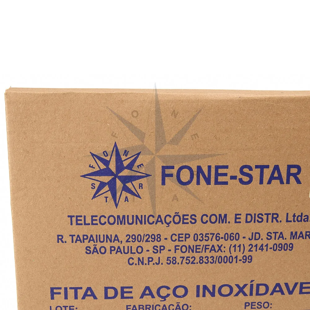 FITA DE AÇO 304 -3/4X0,5- ROLO 30mts