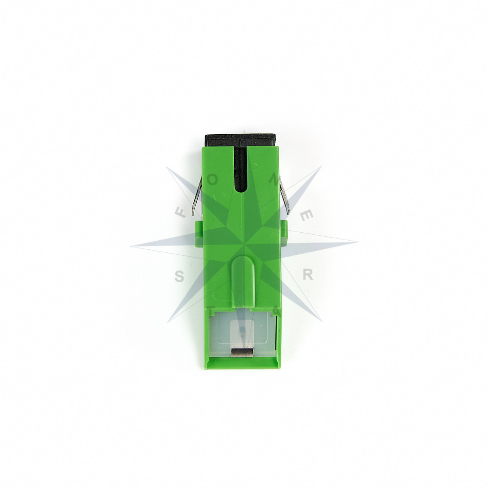 ADAPTADOR ÓPTICO SC-APC COM SHUTTER (VERDE)