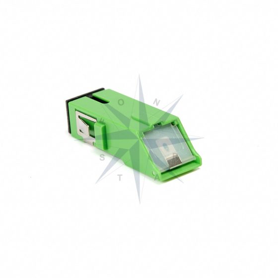 ADAPTADOR ÓPTICO SC-APC COM SHUTTER (VERDE)