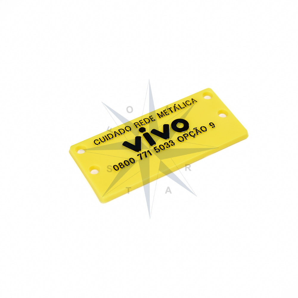 PAQUETA IDENTIFICAÇÃO DE REDE METÁLICA (VIVO)