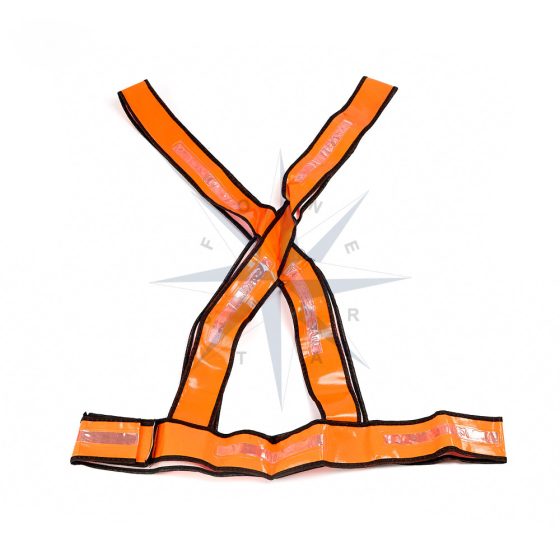COLETE X - REFLETIVO (LARANJA/PRETO) TAMANHO G