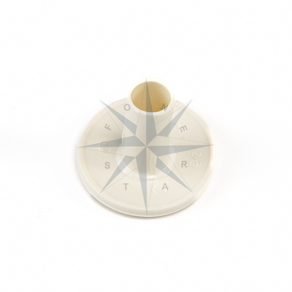 BUCHA DE ACABAMENTO PARA CABOS 10mm (BRANCA) 250UN