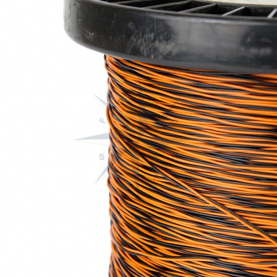 BOBINA FIO JUMPER (FDG) LARANJA E PRETO 500mts