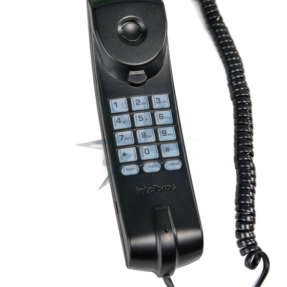 TELEFONE COM FIO TC20 (PRETO)