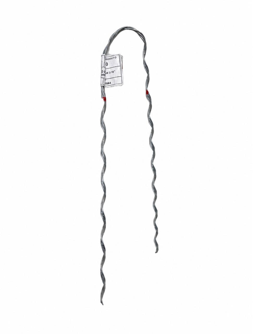 ALÇA PRÉ-FORMADA PARA CABO DE FIBRA ÓPTICA 7,4 A 8,6mm (VERMELHA)