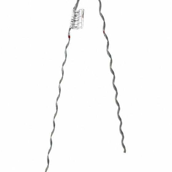 ALÇA PRÉ-FORMADA PARA CABO DE FIBRA ÓPTICA 7,4 A 8,6mm (VERMELHA)