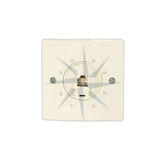 TOMADA SOBREPOR CONECTOR RJ-11 (BRANCA)