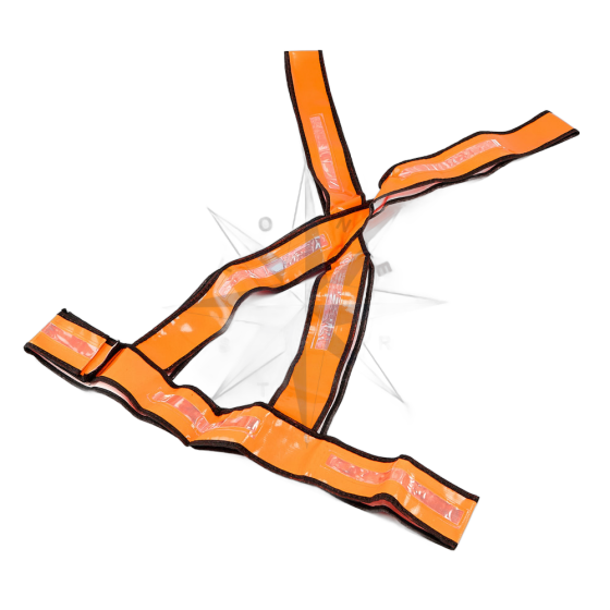 COLETE X - REFLETIVO (LARANJA/PRETO) TAMANHO G
