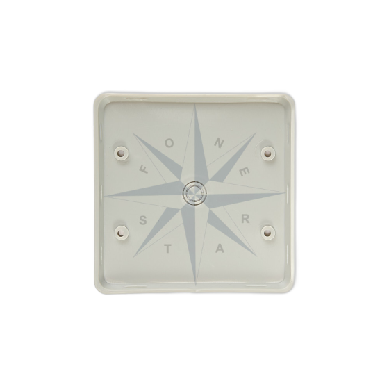 PLACA CEGA 4X4 (CINZA)